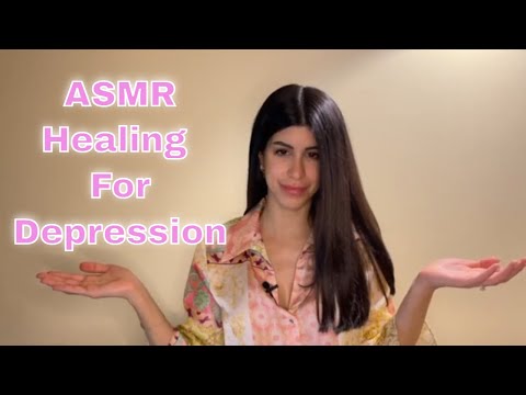 ASMR Healing for Depression - Plucking Out Negative Thoughts - Whispering Soft Spoken ASMR