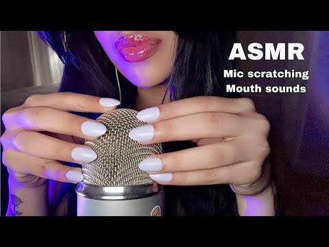 ASMR~ Intense Mouth Sounds & Mic Scratching (Tingle Overload)