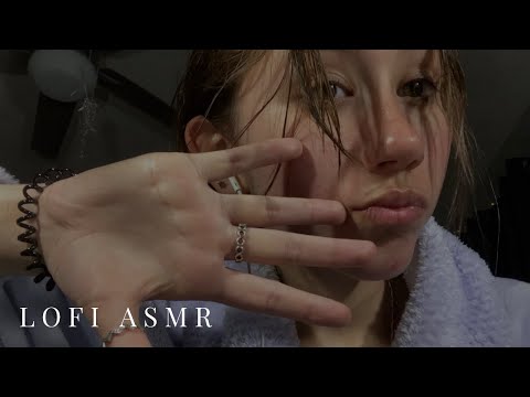 fast and unpredictable mouth sounds and hand movements *lofi asmr*