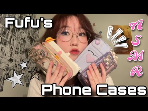 ASMR PHONE CASES 🤤💖 tapping on ALL of my cases!!