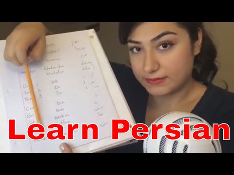 ASMR - Whispering | Teaching you Farsi in a thunderstorm (English and Persian)