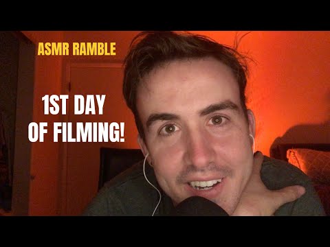 1st day of filming of my short film- ASMR Ramble | Whispered