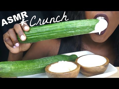🌱ASMR HUGE Cucumber🥒오이 먹기  | Extreme Satisfying Crunch | Eating Sounds | NO TALKING
