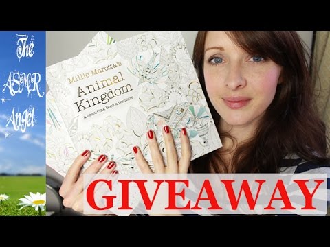 ASMR - Colouring in with Whispering - Adult Colouring Books Giveaway