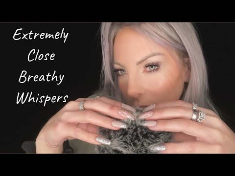 ASMR • Sensitive Soft Breathy Whispering While Mic 🎙 Fluffing • Most Relaxing Whisper For Sleep