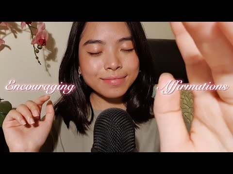 ASMR Encouraging Affirmations For Self-Worth 💝 with Comforting Hand Movements