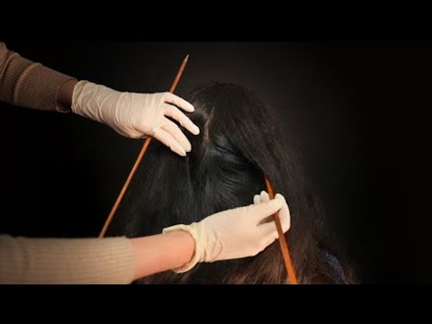 ASMR | SCALP INSPECTION on a friend (TINGLY FRIDAY, no talking)
