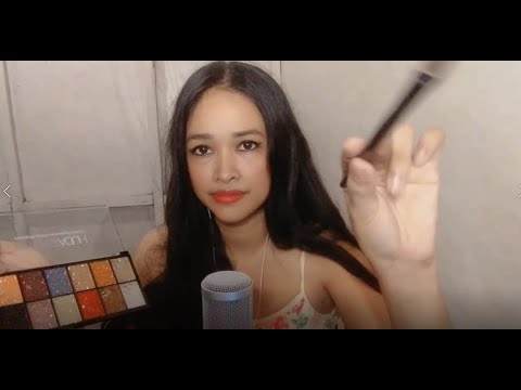 🔴ASMR: Sister Does Your Make Up ROLEPLAY -Personal Attention w/ Hand Movements + Layered Sounds)