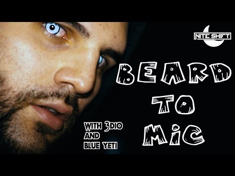 ASMR BEARD TO MIC (Beard Scratching, Mic Brushing, Beard Cupping, Beard Sounds)