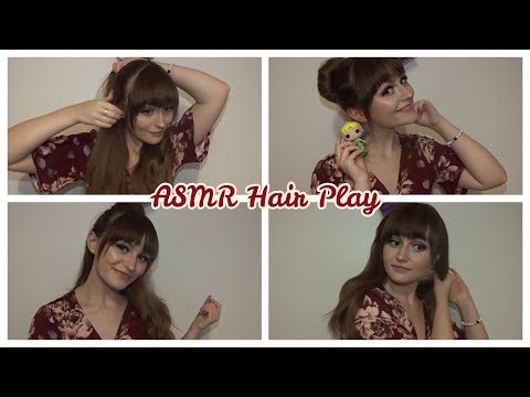 ASMR Hair Play~ Hair Styling ideas Soft Spoken