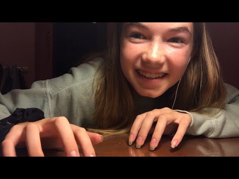 ASMR close up tapping on my table (no talking)