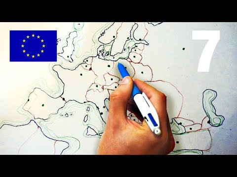 ASMR Drawing Map of Europe - Soft Spoken - With Cough Drop