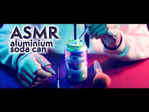 ASMR Soda CAN 🥂NO TALKING (Tapping, Pointer, Brushing, Opening)