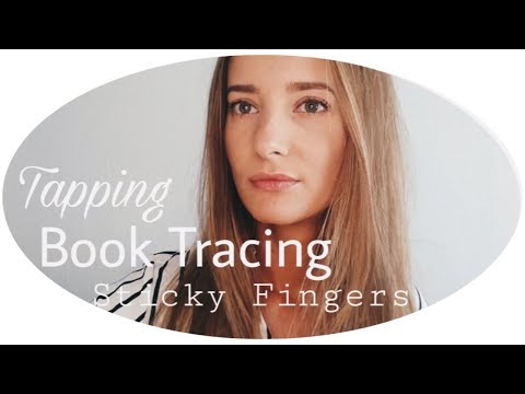 ASMR- SLOW FINGER TRACING - BOOK TRACING - WHISPER|Lets find your triggers 4/7