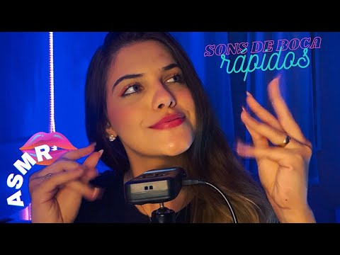 ASMR FAST MOUTH SOUNDS, YES! In English