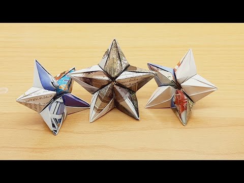 HOW TO MAKE A PAPER STAR (ORIGAMI) EP1 - DIY A PAPER STAR