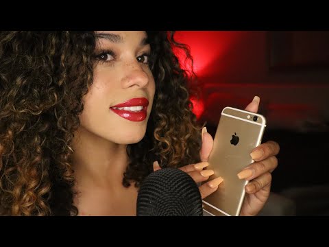 ASMR l Fast Tapping & Whispers