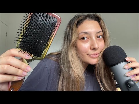 ASMR 20 triggers in 10 minutes ❤️ | thx for 1.5k subs!!! | whispering, brushing, tapping etc