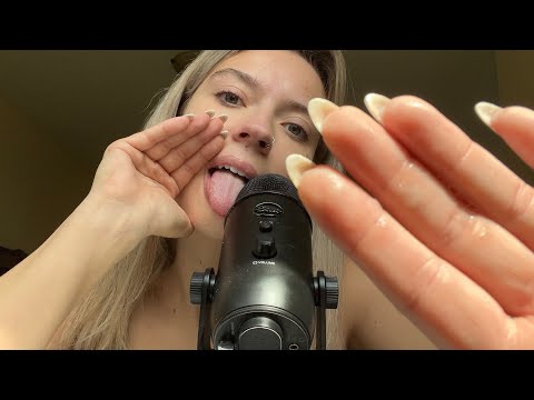 ASMR| Extra Wet, Spit Painting On you! Spit Bubbles