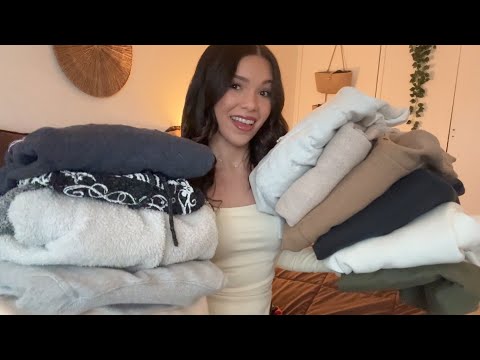 ASMR - My Entire Hoodie Collection! | Fabric Sounds, Pure Whisper