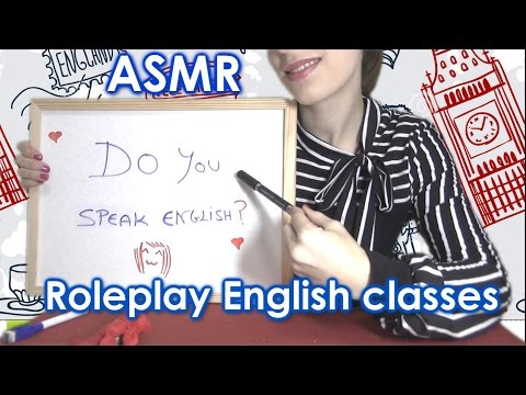 ASMR español clases de inglés/english classes