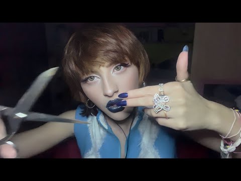 ASMR Removing Your Bad Thoughts & Eating Them: Pluck/Snip, Lens Brushing & Tapping [No Talking] ✂️