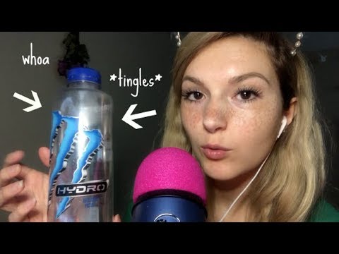 WORLD'S MOST ASMR BOTTLE - Tapping, Crackling, Lid Sounds // Whispering
