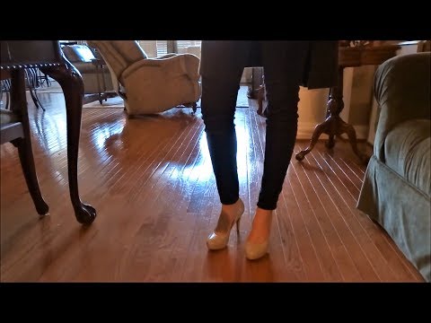 ASMR Walking With 15 Different Pairs of Shoes