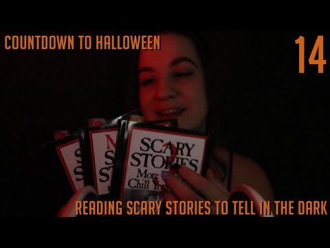 ASMR Reading Scary Stories To Tell In The Dark - Countdown To Halloween 14