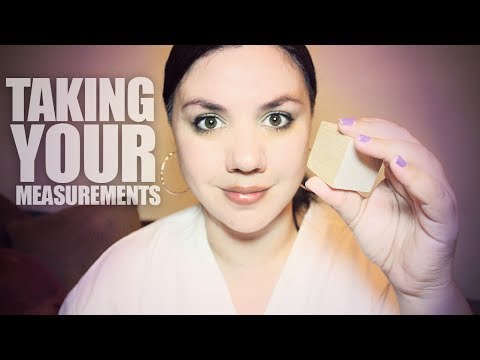 ASMR TAKING YOUR MEASUREMENTS Role Play | Whispering & Personal Attention