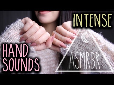 [ASMR Binaural] ☆ INTENSE HAND SOUNDS ☆ (Lotion Sounds/Sons com Creme, Hand Movements, Nails)