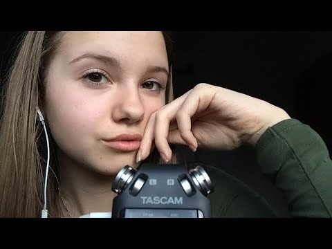 [ASMR] New Microphone!!! Mouth Sounds (kissing, teeth chattering,...) and talking!