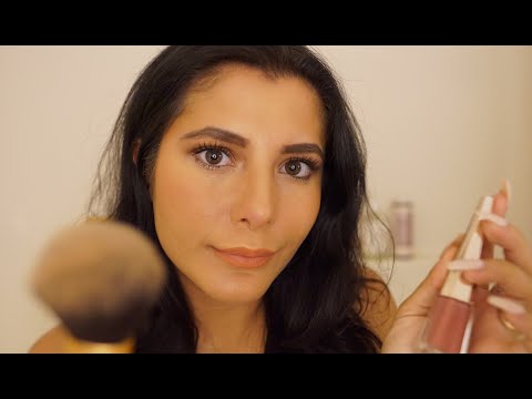 ASMR - Doing Mindy's Makeup ΑΣΜΡ (1/2)