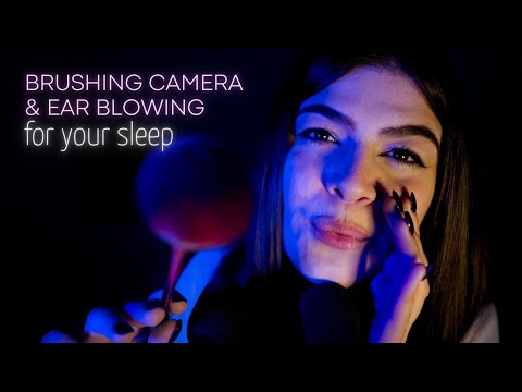 ASMR SLOW 15 min per dormire con i miei Soffi e  Brushing Camera