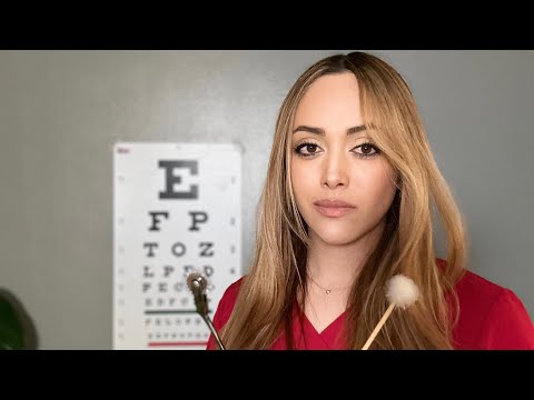 MOST REALISTIC [ASMR] Cranial Nerve Exam (Eyes, Nose, Ears) | Personal Attention, Doctor Roleplay