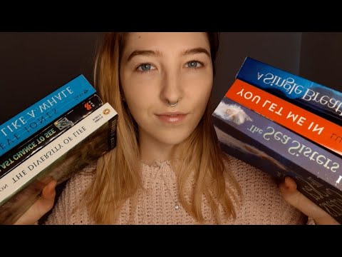 ASMR book review & haul 📚 (You Let Me In by Lucy Clarke)