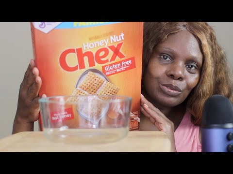 Honey Chex Cereal ASMR Eating Sounds