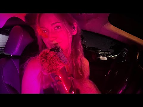 ASMR In My Car | Late Night Whisper Ramble (no ads)