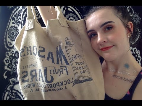 ASMR whats in my bag!