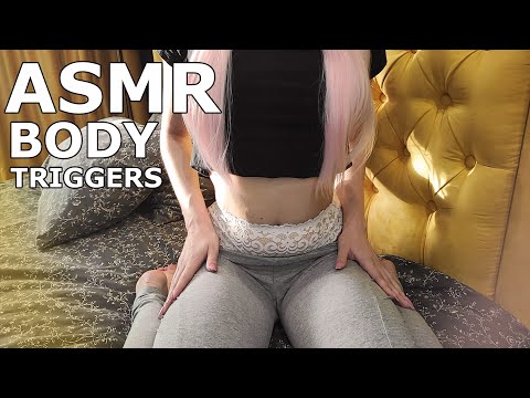 ASMR Body Triggers, Leggings and Bra Scratching | Fabric Sounds Relax