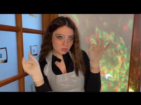 ASMR | Aprons, Gloves and Safety Glasses 🥽 | Satisfying Squashing Sounds❤️❤️ Fidget Toy