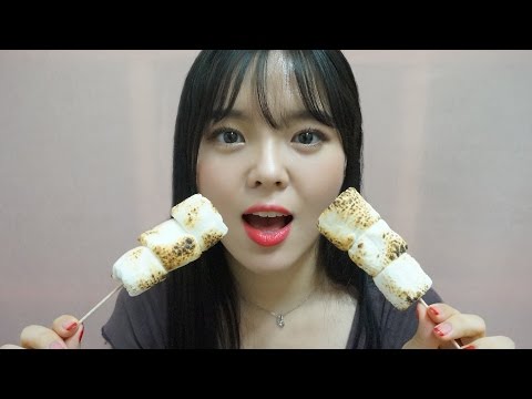 [한국어 ASMR] 폭신폭신 마쉬멜로우 이팅사운드 Soft Mashmallow Eating Sounds