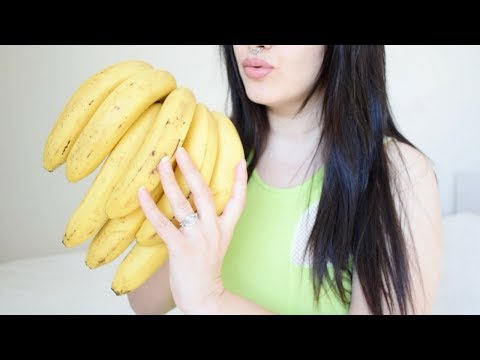 ASMR Banana Eating Mouth Sound ( Get So much tingles )