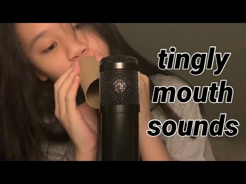 ASMR layered mouth sounds 👄 ( sO tingly! )