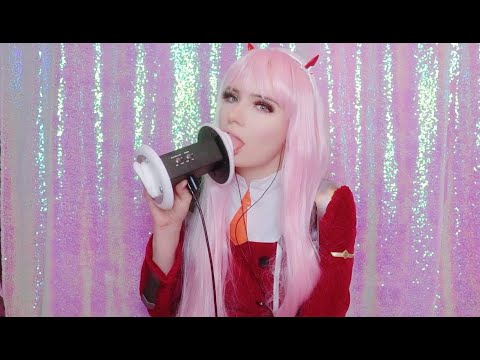 ASMR - Zero Two Ear Eating & Mouth Sounds| Lealolly