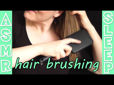 ASMR hair brushing