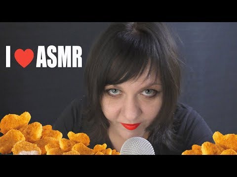 ASMR Eating Chicken Nuggets + Sound Mouth + Ммм Стон удовлетворения