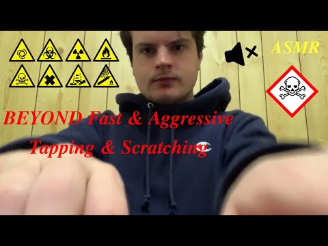 BEYOND Fast & Aggressive Tapping and Scratching ASMR (lofi) [No Talking]