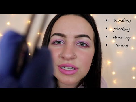 [ASMR] Grooming + Tinting Your Eyebrows