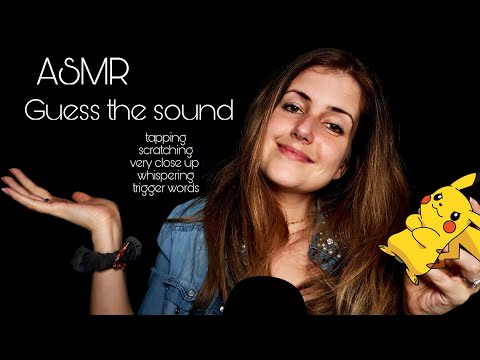 ASMR german/deutsch | Guess the sound | tapping | scratching | close up whispering